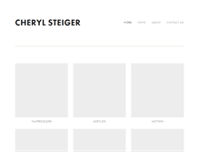 Tablet Screenshot of cherylsteiger.com